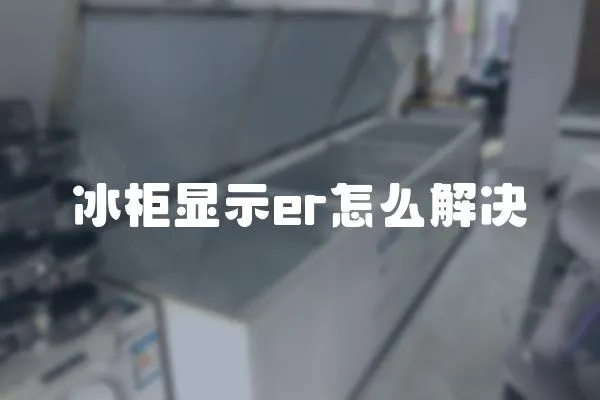 冰柜顯示er怎么解決