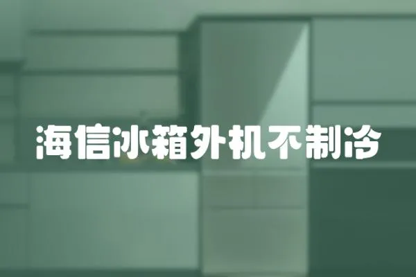 海信冰箱外機(jī)不制冷
