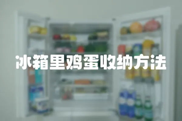 冰箱里雞蛋收納方法
