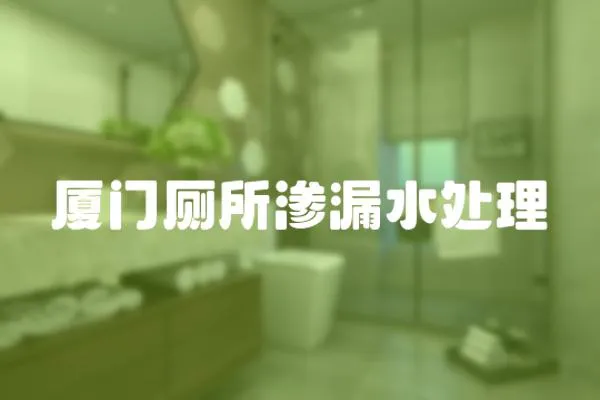 廈門廁所滲漏水處理