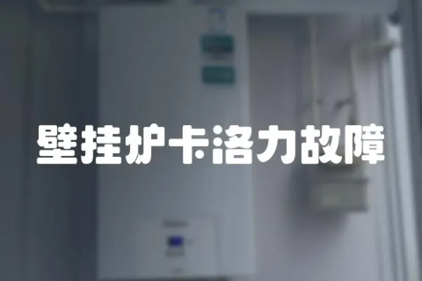 壁掛爐卡洛力故障