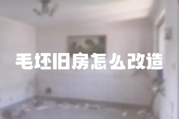 毛坯舊房怎么改造