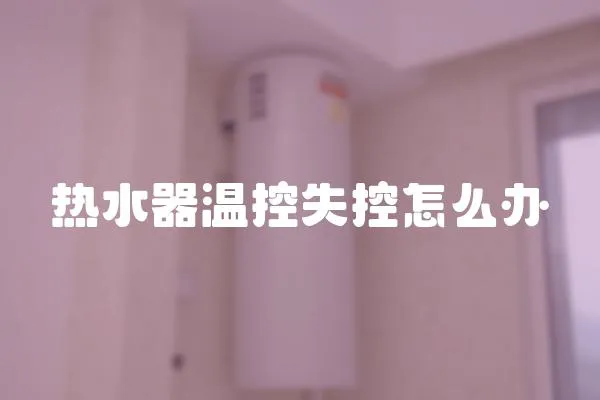 熱水器溫控失控怎么辦