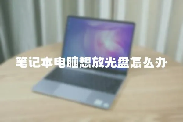 筆記本電腦想放光盤怎么辦