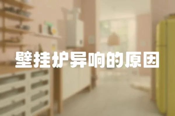 壁掛爐異響的原因