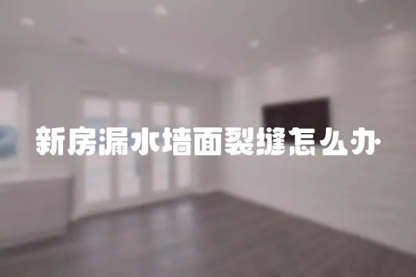新房漏水墻面裂縫怎么辦