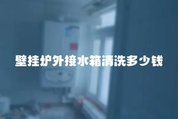 壁掛爐外接水箱清洗多少錢
