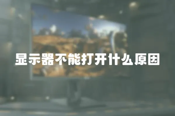 顯示器不能打開什么原因