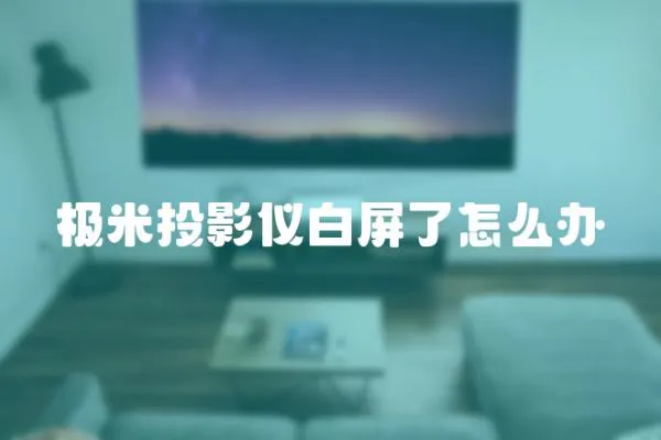 極米投影儀白屏了怎么辦