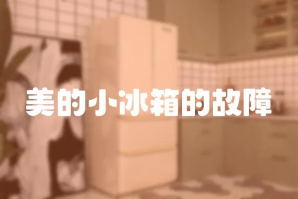 美的小冰箱的故障
