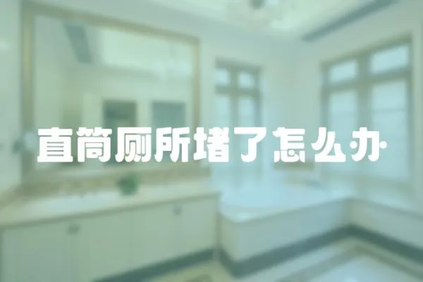 直筒廁所堵了怎么辦