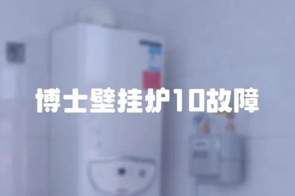 博士壁掛爐10故障