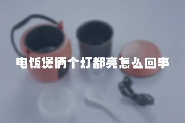電飯煲倆個燈都亮怎么回事