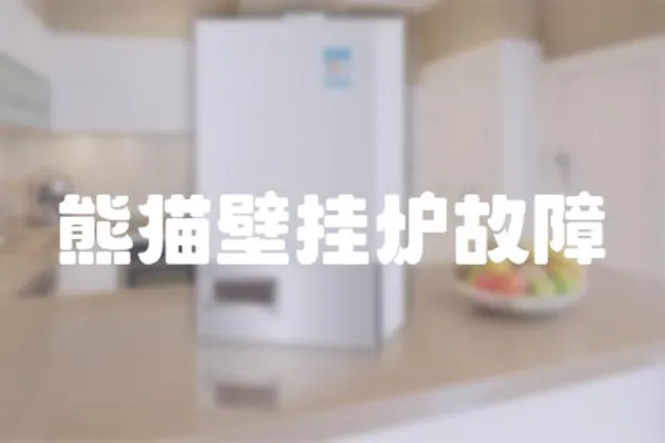 熊貓壁掛爐故障