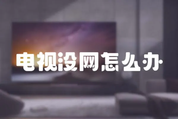 電視沒網(wǎng)怎么辦