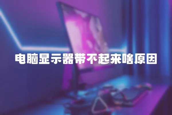 電腦顯示器帶不起來啥原因
