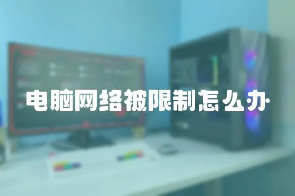 電腦網絡被限制怎么辦