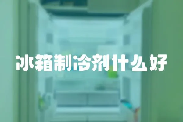 冰箱制冷劑什么好