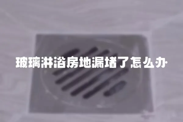 玻璃淋浴房地漏堵了怎么辦