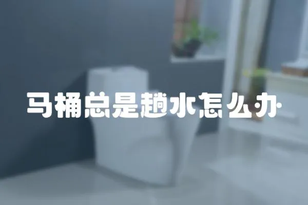 馬桶總是趟水怎么辦