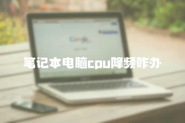 筆記本電腦cpu降頻咋辦