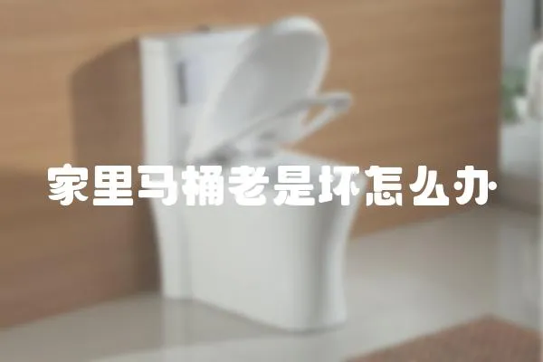 家里馬桶老是壞怎么辦