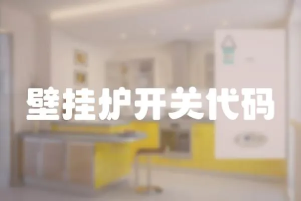 壁掛爐開關代碼