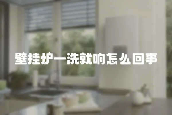 壁掛爐一洗就響怎么回事
