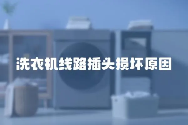 洗衣機線路插頭損壞原因