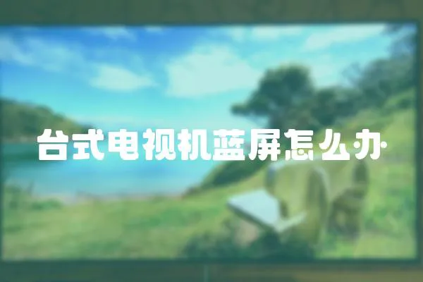 臺式電視機藍屏怎么辦