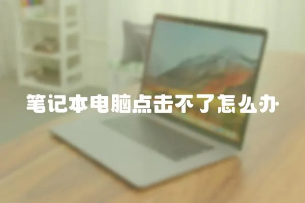 筆記本電腦點(diǎn)擊不了怎么辦