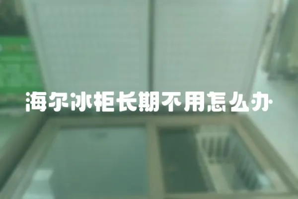 海爾冰柜長期不用怎么辦