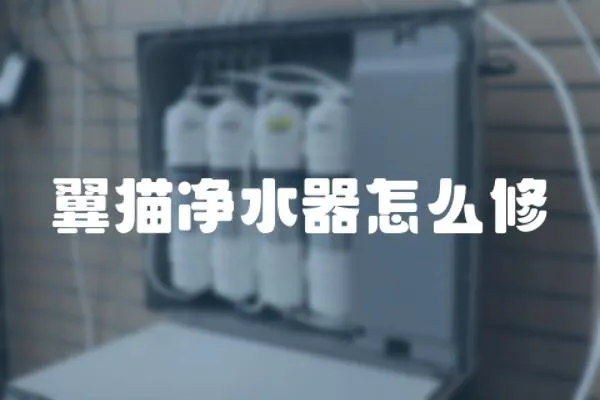 翼貓凈水器怎么修
