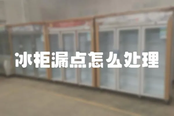 冰柜漏點怎么處理
