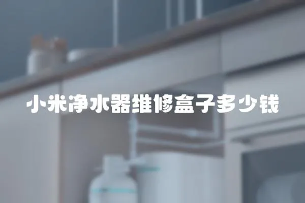 小米凈水器維修盒子多少錢(qián)