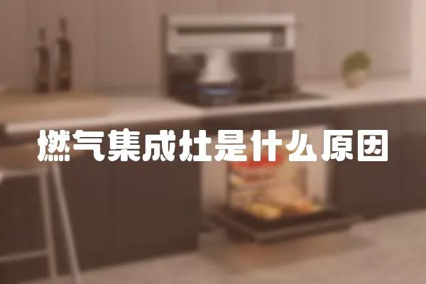 燃氣集成灶是什么原因