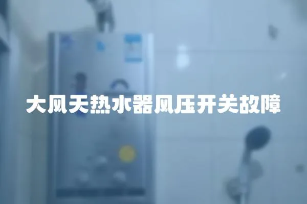 大風(fēng)天熱水器風(fēng)壓開關(guān)故障