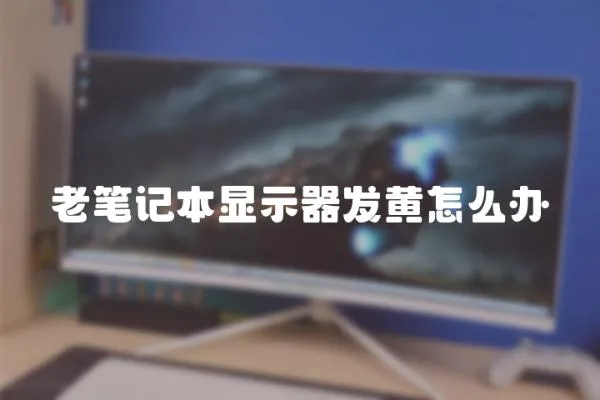 老筆記本顯示器發黃怎么辦