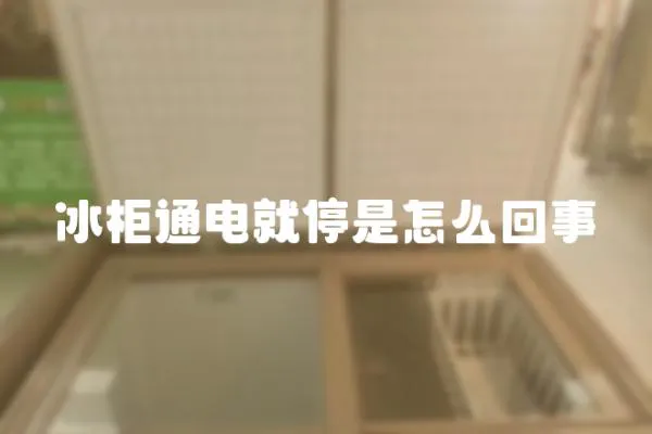 冰柜通電就停是怎么回事
