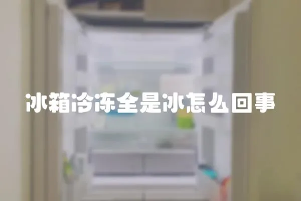 冰箱冷凍全是冰怎么回事