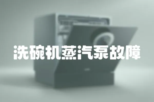 洗碗機蒸汽泵故障