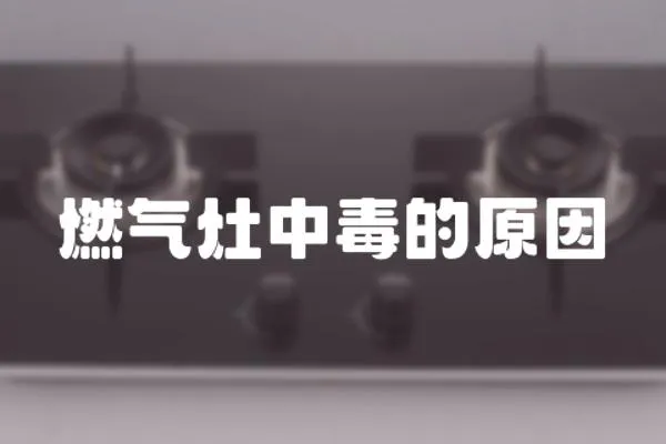 燃氣灶中毒的原因
