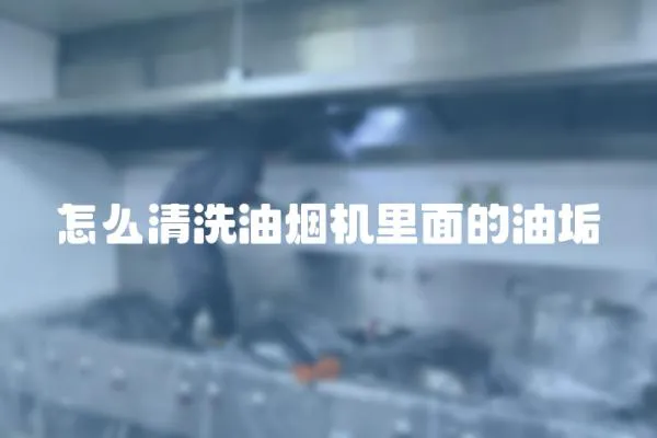 怎么清洗油煙機(jī)里面的油垢