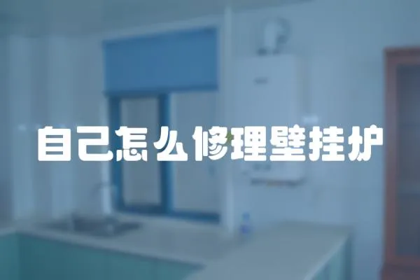 自己怎么修理壁掛爐