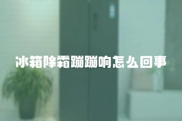 冰箱除霜蹦蹦響怎么回事