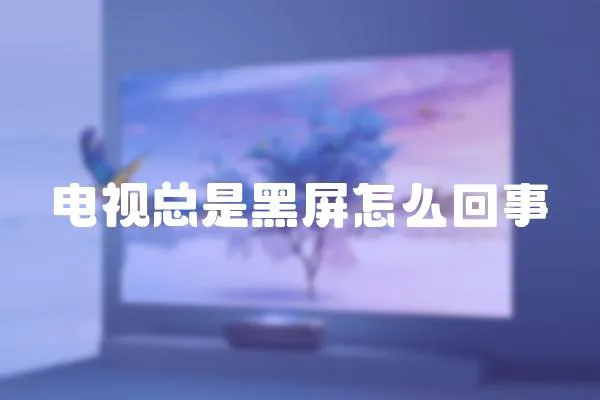 電視總是黑屏怎么回事