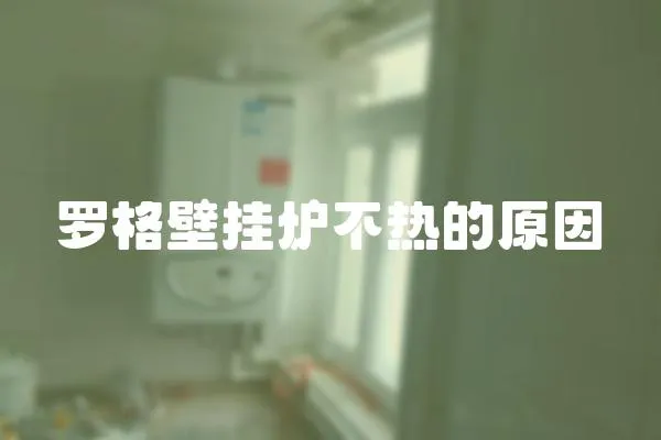 羅格壁掛爐不熱的原因