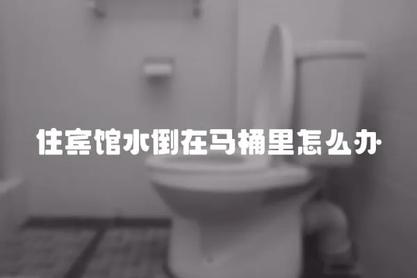 住賓館水倒在馬桶里怎么辦