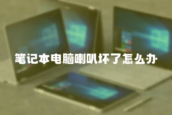 筆記本電腦喇叭壞了怎么辦