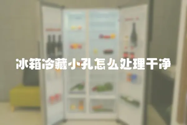 冰箱冷藏小孔怎么處理干凈